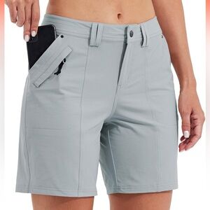 Willit Gray Golf Hiking Shorts Quick Dry Athletic Water Resistant